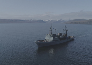 Russian Northern Fleet expedition transport Altai.